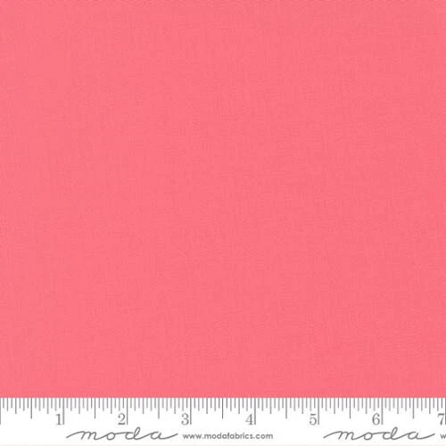 1 Yard Moda Bella Solid Tea Rose 100% cotton Quilting Fabric - Image 1 of 1