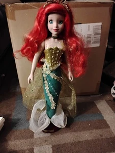 Disney Brass Key Articulated Porcelian Ariel Doll limited edition 18'' - Picture 1 of 5