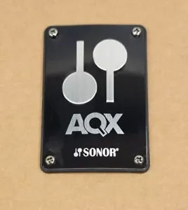 SONOR AQX Series Drum Badge with Mounting Screws - Picture 1 of 1