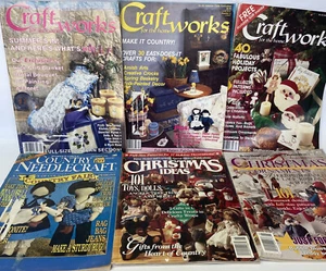 Craftworks and Country Needlecraft Magazin Urlaub Weihnachtsmann Weihnachten Quilt Menge 6 - Bild 1 von 6
