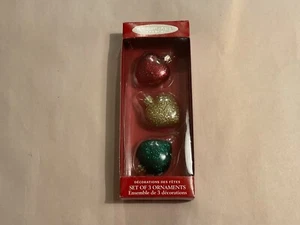 Hallmark Keepsake Ornaments Hand-Blown Glass Ornaments Lot of 3 NRFB - Picture 1 of 3