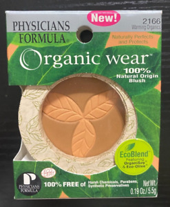 NIB Physicians Formula Organic Wear Blush  2166 Warming Organics