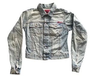 Only Women's Denim Jacket Blue with Buttons & Pockets Likely a Size Small - Picture 1 of 12