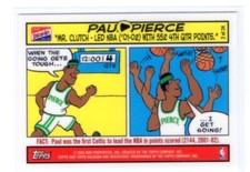 PAUL PIERCE 2005-06 Topps Bazooka Comics #5 Boston Celtics