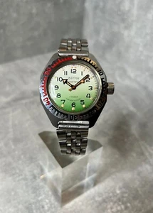 Vintage Taucheruhr "Wostok" Amphibian, antimagnetisch, Made in USSR, 80er Jahre. - Bild 1 von 15