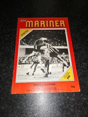1983-84   Grimsby Town  v Fulham -  Division 2 Programme  INSIDE VG CONDITION  - Image 1 of 4