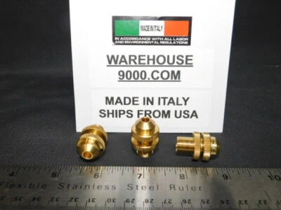 1- Solid Brass Tip For Pro Gun Fluid Film Woolwax PFC  Made in ITALY   - Image 1 of 2