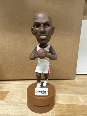 New Detroit Pistons Chauncey Billups Talking  Bobble Head 9 inches High Box 161 Cover