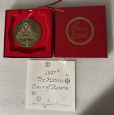 Signed 2007 The Portland Ornament 24K Gold Plate- The Historic Crown of Rosaria