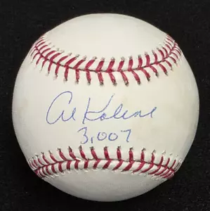 AL KALINE Signed 3007 TOTAL HITS Official MLB Baseball-HOF-DETROIT TIGERS-JSA - Picture 1 of 9