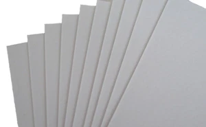 10 x A3 Aquarellpapier/Karte glatt strukturiert weiß 300 gm AM531 - Bild 1 von 2