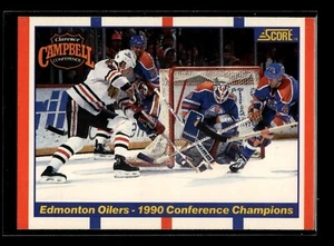 1990-91 Puntuación #369 Edmonton Chicago (EX)(HKY) - Imagen 1 de 2