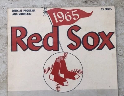 1965 Jim Hunter 1st win 5 K Program Kansas City A’s at Boston Red Sox  T.C. HR - Image 1 of 4