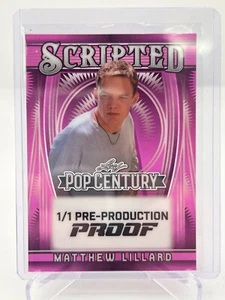 2025 LEAF POP CENTURY MATTHEW LILLARD SCRIPTED 1/1 PRE-PRODUCTION PROOF - Picture 1 of 2