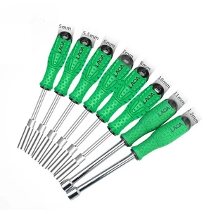 Deep Hole Sleeve Screwdriver Chrome-vanadium Steel Hex Socket Wrench Deepening - Picture 1 of 19