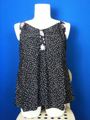 sheego  Tankini Set Tankini-Top + Hose, im Mustermix - schwarz-weiß  GR 56 C neu - Bild 1 von 3