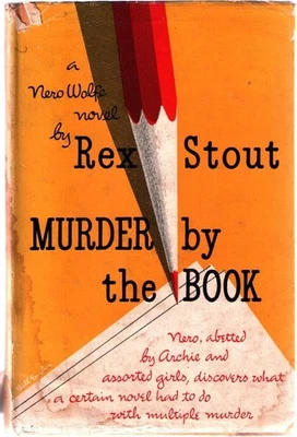 Murder by the Book by Rex Stout Nero Wolfe (1951) 1st Vintage Hardcover !! Foto 1 de 4