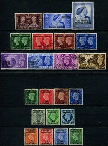 AGENCIAS MARROQUÍES 1937-51 KGVI ESPAÑOLAS SG164/85 GATO USADO FINO 170€ - Imagen 1 de 1