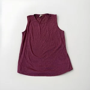 Cotton On Women’s Muscle Tank Size Medium Burgundy Red Paisley Print - Picture 1 of 5