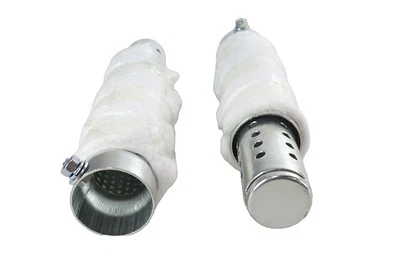 Juego deflector silencioso Wyatt Gatling de 1-7/8 pulgadas para Harley Davidson Foto 1 de 4