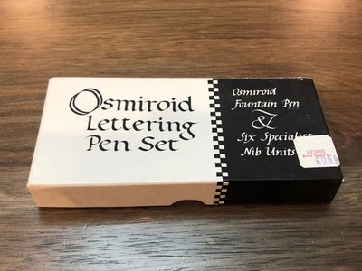 Osmiroid 65 Fountain Lettering Pen Set w 6 Specialist Nibs, New Old Stock ES - Image 1 of 4