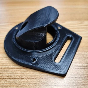 Piper PA-28 Air Vent Cup & Flange Cabin Replacement Parts Black - Imagen 1 de 7
