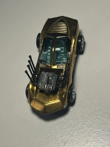 π₯ Vicious Vette Johnny Lightning Topper 1970 Gold VTG Diecast Muscle Car VHTF - Picture 1 of 5