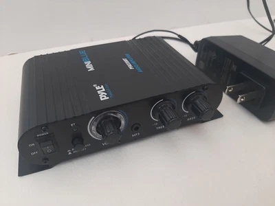 Pyle PFA330BT Bluetooth Mini Blue Series Compact Amplifier 90W  - Image 1 of 3