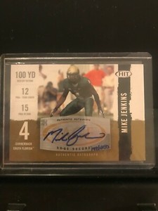 2008 Sage Secure Mike Jenkins Gold Autograph 198/250