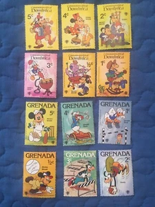 10 super Disney stamps from Grenada and Dominica LOOK - Picture 1 of 1