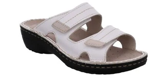 Rohde Mainz Damen Clogs Sandale Pantolette 5777 Wechselfußbett Weiß - Picture 1 of 7