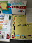 Vintage Monopoly Gra planszowa Parker 1961 Majora Porto Edycja. Komplet