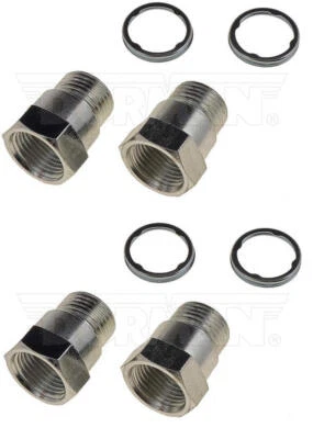 4) New Dorman 42009 Spark Plug Non-Foulers - 18mm Gasket Tapered Seat Steel - Image 1 of 2