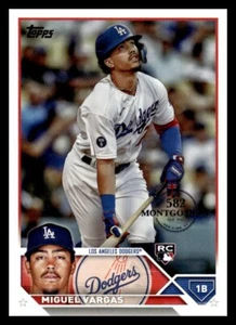 2023 Topps Miguel Vargas Novato Club Montgomery Stamp #163 RC SP Dodgers - Imagen 1 de 2