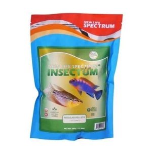 NEW LIFE SPECTRUM INSECTUM 600 GM BAG 1- 1.5 MM PELLETS TROPICAL FISH FOOD NLS - Picture 1 of 4