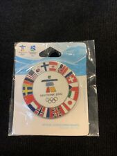Official Vancouver 2010 Olympic Paralympic Winter Games Country Flags Logo Pin