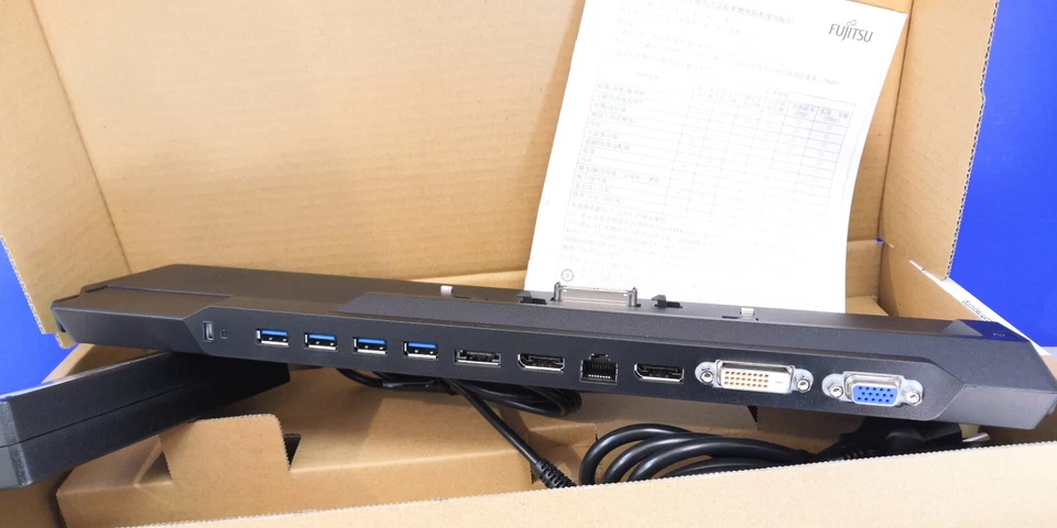 Fujitsu Docking Station Port Replicator Lifebook E  T  U Serie S26391-F1317-L119 - Bild 1 von 4
