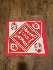 Cincinnati Reds Vintage Logo 1995 MLB Bandana 100% Cotton Made in USA