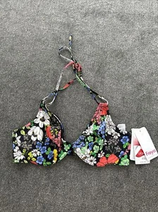 Top de bikini Freya Floral Haze halter talla 36E - Imagen 1 de 7