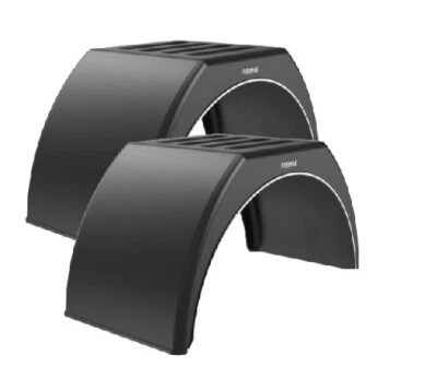 2x Parafango in plastica 15-16" Ruote Gemellate DOMAR Iveco DAILY Renault MASTER - Immagine 1 di 4