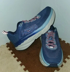 HOKA ONE ONE W Bondi 6 Size 9 Womens Running Comfort Sneakers 1019272 MBRB - Picture 1 of 9