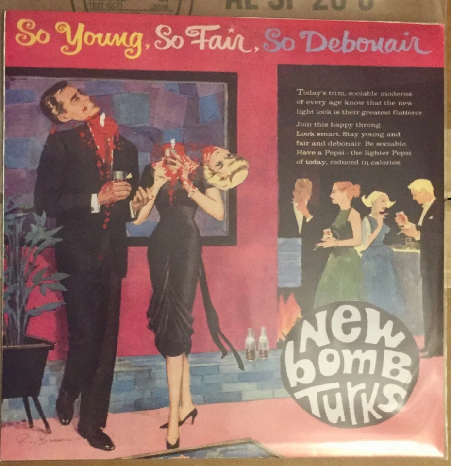 NEW BOMB TURKS 'So Young 7" Livids devil dogs hookers didjits antiseen Entombed Foto 1 de 1