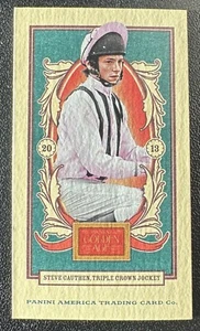 2013 Panini Golden Age Mini Steve Cauthen #109 Red Baseball American Caramels - Foto 1 di 2