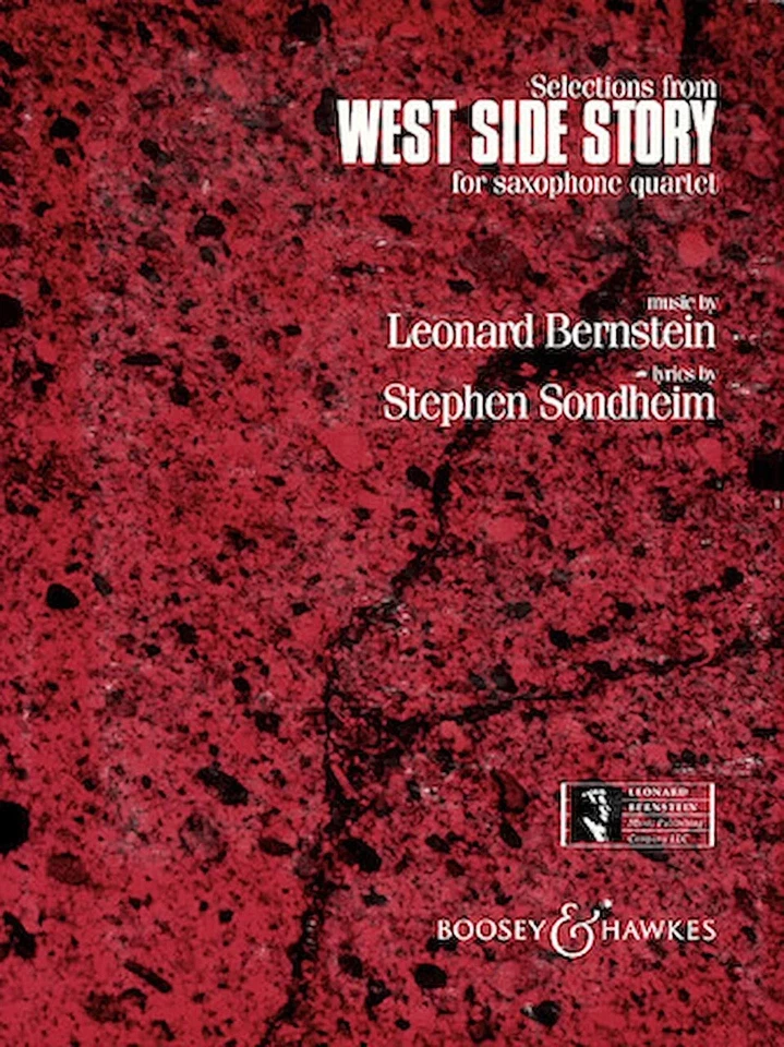 Selections from West Side Story - Saxophone Quartet with opt. Percussion - Image 1 of 1