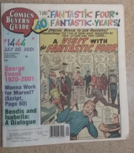 Comics Buyers Guide 07/20/2001 #1444 Fantastic Four 4 Jack Kirby George Evans - Picture 1 of 1