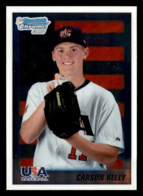 2010 Bowman Chrome Draft Prospects #BDPP100 Carson Kelly - Image 1 of 2
