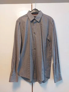 ESPRIT Herren-Hemd Gr. 41/42 Slim Fit  Braun/schwarz/Beige - Kariert - Bild 1 von 4