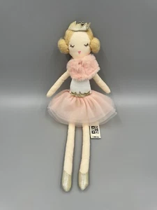 Bonton Paris Ballerina Prinzessin Poupee Carole Puppe in rosa Tutu mit Krone 18 Zoll - Bild 1 von 8