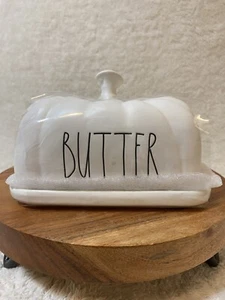 Plato MANTEQUILLA Calabaza Colección Artesanal Rae Dunn Acción de Gracias Otoño NUEVO Nunca Usado - Imagen 1 de 9