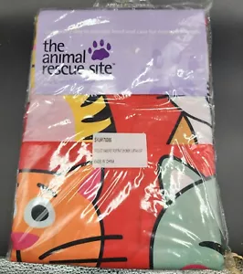 Cat Profile Animal Rescue Shower Curtain With Hooks 70"x70" New - Picture 1 of 4